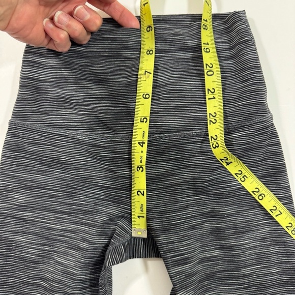 Lululemon Align High Rise Leggings Black Grey Size 2 Full Length - Picture 6 of 8